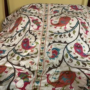 10 PC Nina Home QUEEN Comforter/Shams/Sheet Set